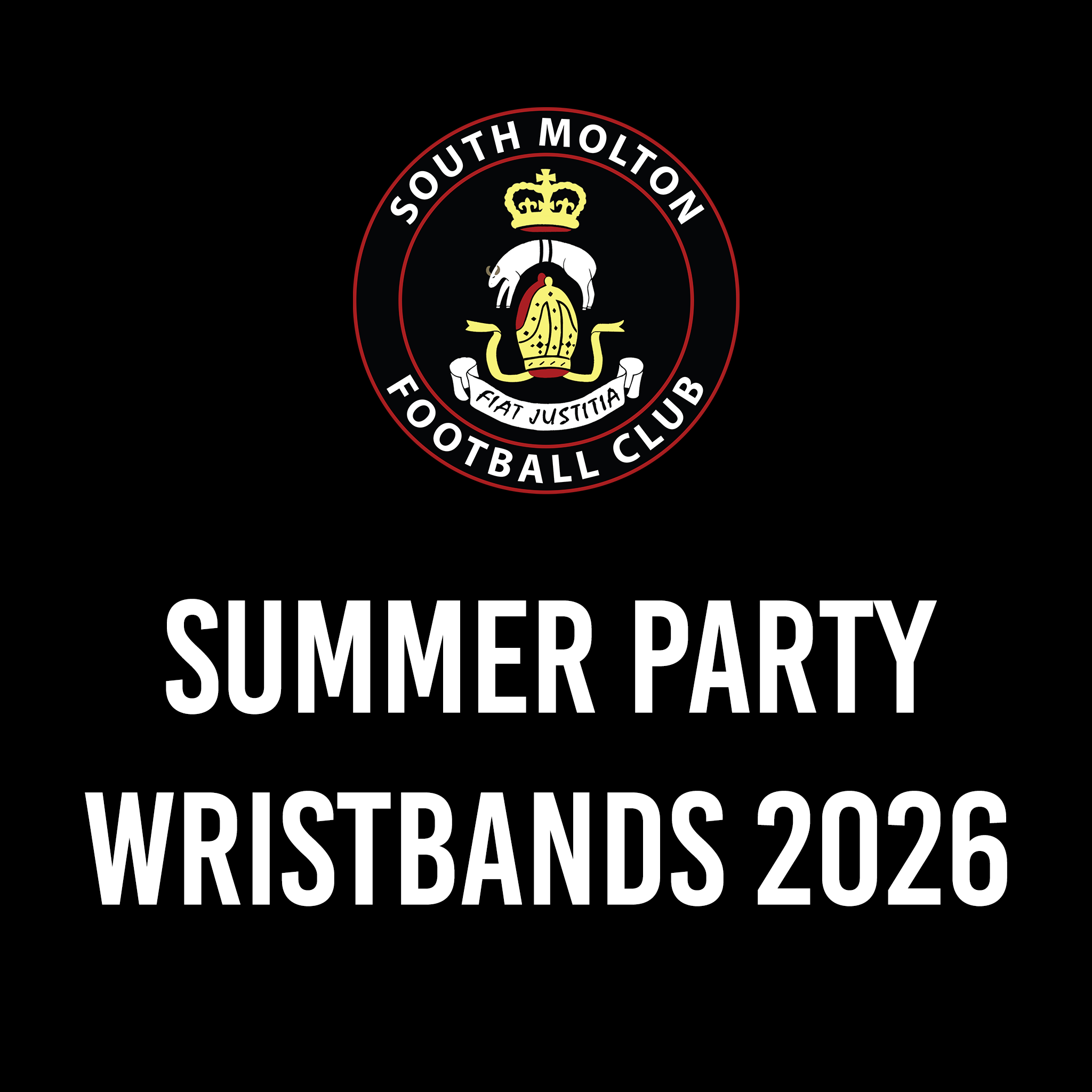SMAFC Summer Party 2026 Wristbands